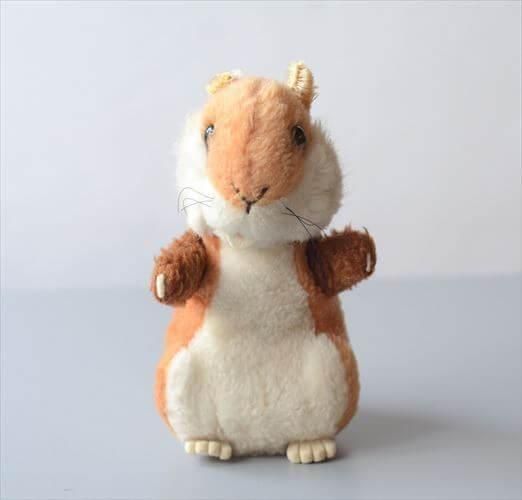 ドイツ製ヴィンテージぬいぐるみ 希少なSteiffハムスター