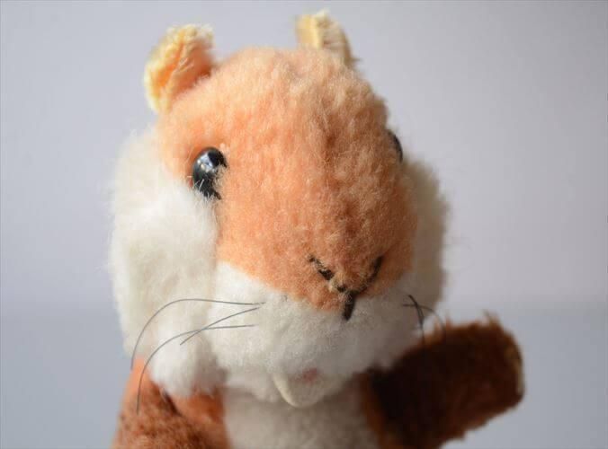 ドイツ製ヴィンテージぬいぐるみ 希少なSteiffハムスター