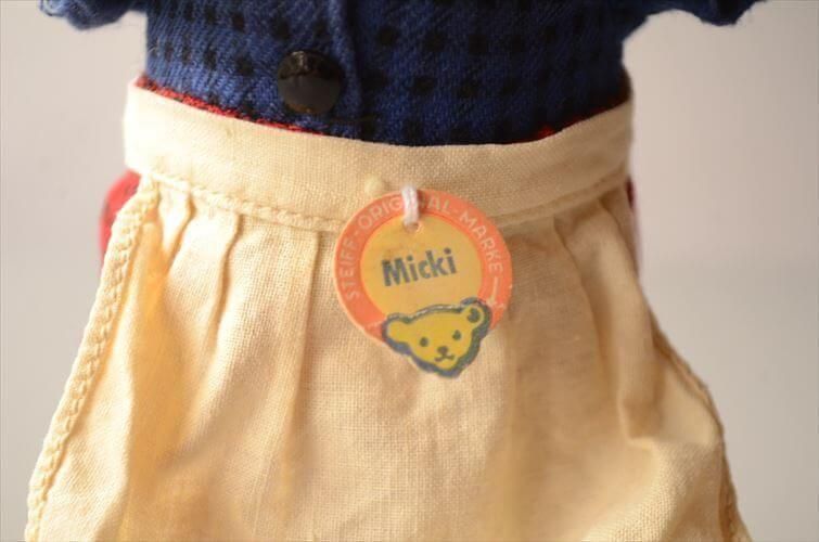 アンティーク シュタイフ ハリネズミ Steiff MICKI 50s レトロ ドイツ製アンティークハリネズミぬいぐるみ 希少な一点物
