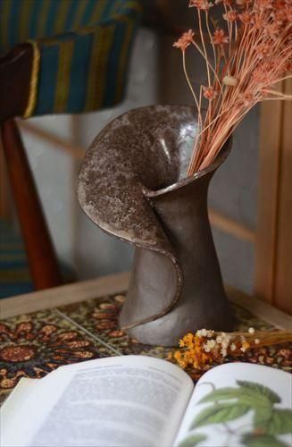 ɥĤ Art Bizarre Pottery Vase ϥɥᥤɤΥˡʲ ִ ơ ƥ_250611 ig4501