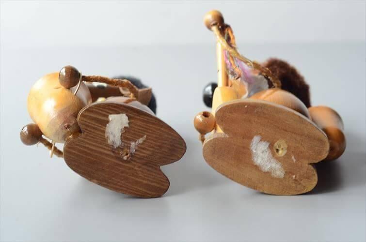 前衛　アート　骨董　オブジェ　ヴィンテージ　アンティーク　デザイン　フィギュア ドイツより ヴィンテージ かわいい木製フィギュア ウッド