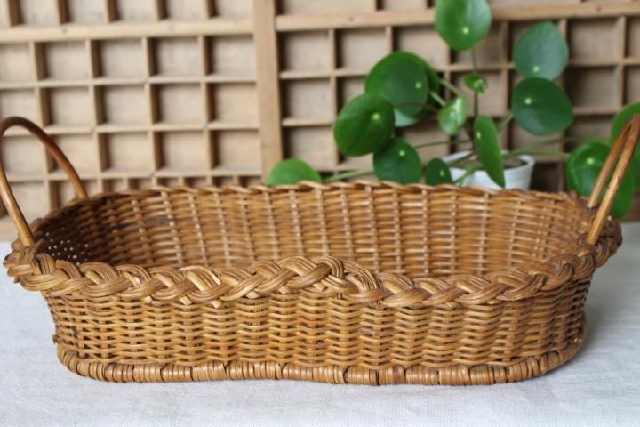 アンティーク かご バスケット フランス 蚤の市 ブロカント 【公式通販】