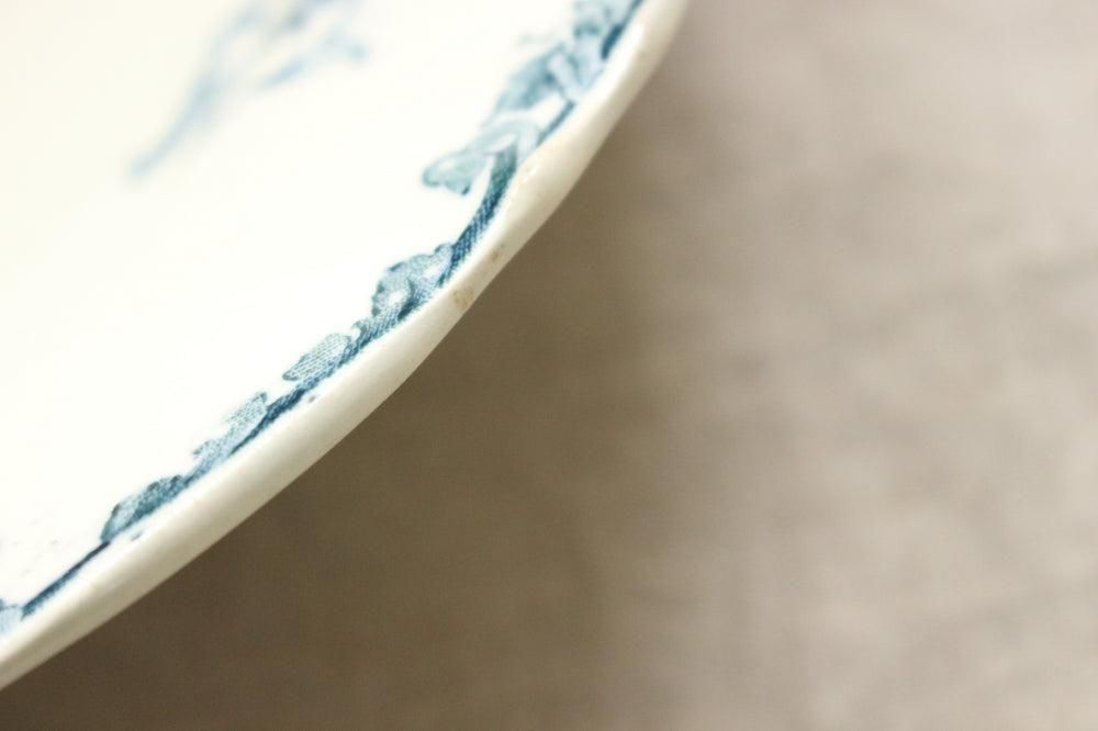 LONGWY窯『BEAUVAIS』平皿｜フランスアンティーク 直径24cm