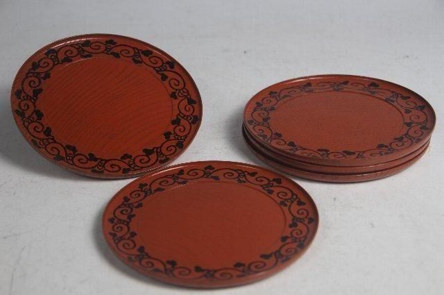 朱塗り 煮物椀 菓子椀 高蒔絵 草花模様 漆器 和骨董 日本の美