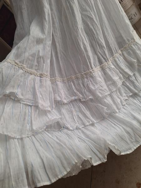 フランスアンティーク　ペチコート フランスアンティーク,ペチコート,パンツ,コットン,カットワークレース