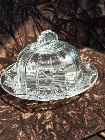 フランス アンティークケーキドーム＆皿 フランス直輸入！アンティークガラスケーキドーム