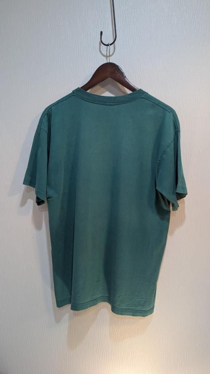 90年代ヴィンテージ猫プリントTシャツ可愛さ抜群のグリーン