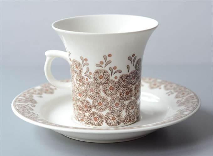 ヴィンテージフィンランド製カップソーサー希少なVeronica