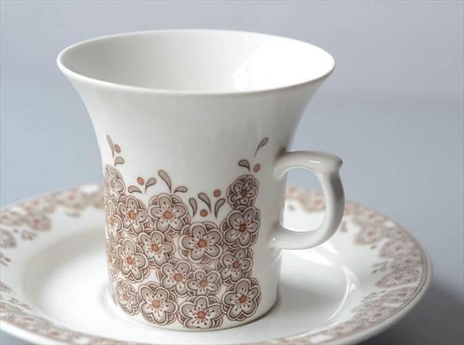 ヴィンテージフィンランド製カップソーサー希少なVeronica