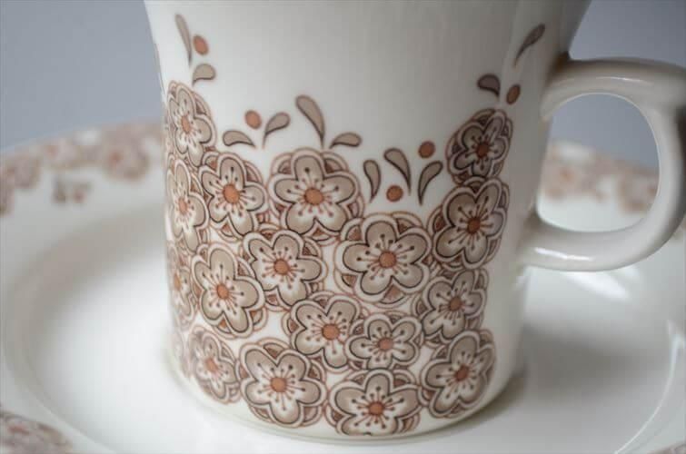 ヴィンテージフィンランド製カップソーサー希少なVeronica