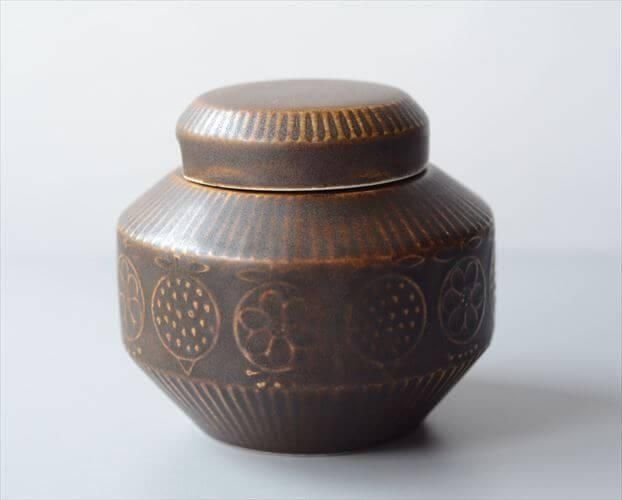 アンティークARABIAフィンランド製ジャムポット果物モチーフ