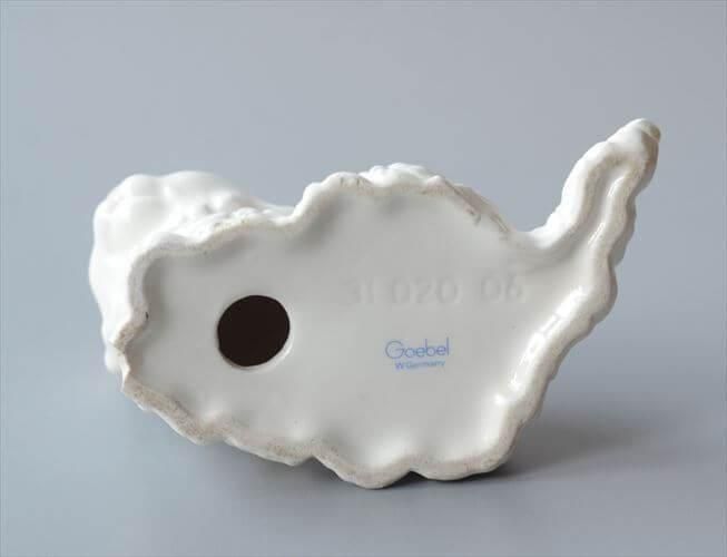ゲーベル Goebel ウサギ ポンチ目 陶器 レトロ 西ドイツ