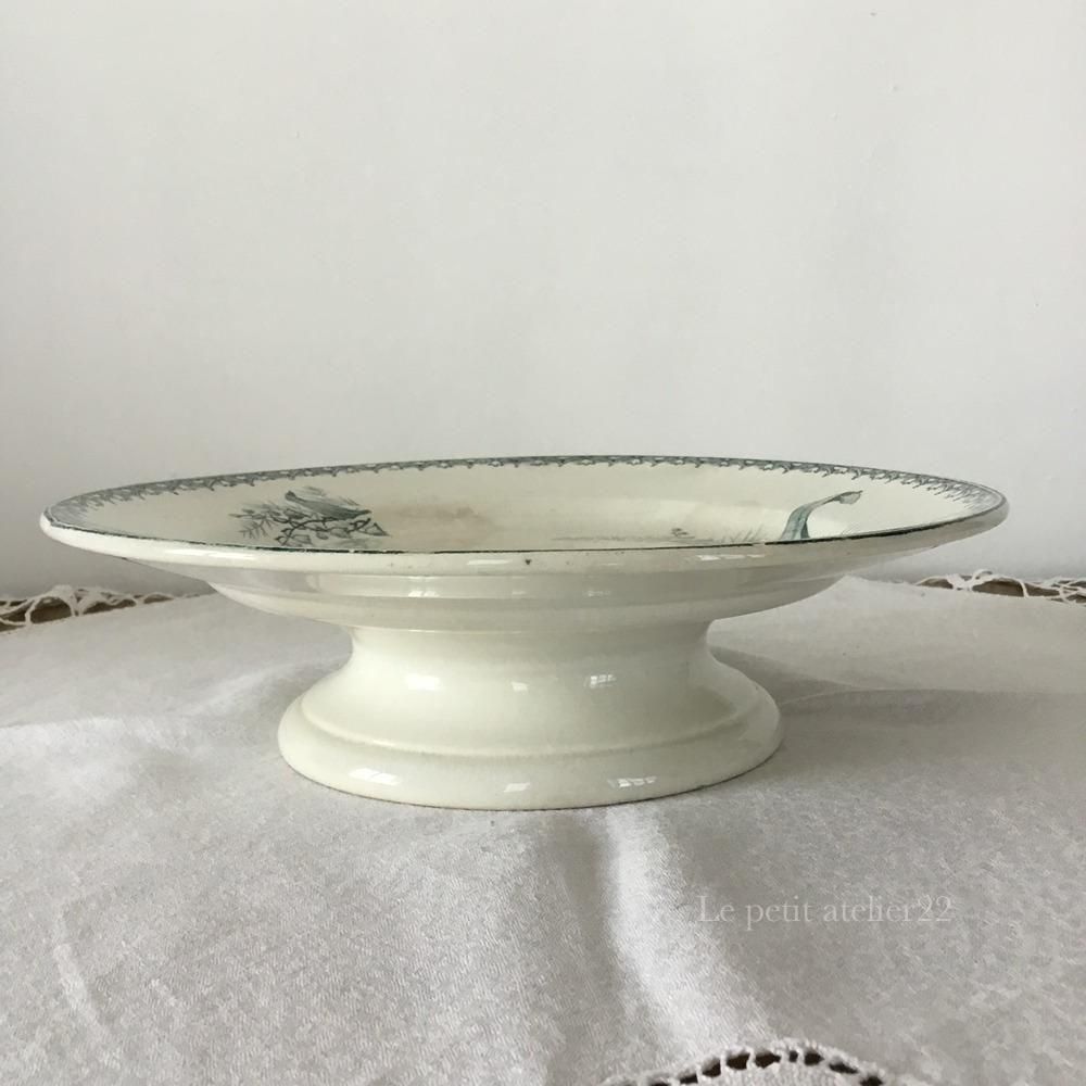 フランスアンティーク antique サンタマン すずらん コンポティエ