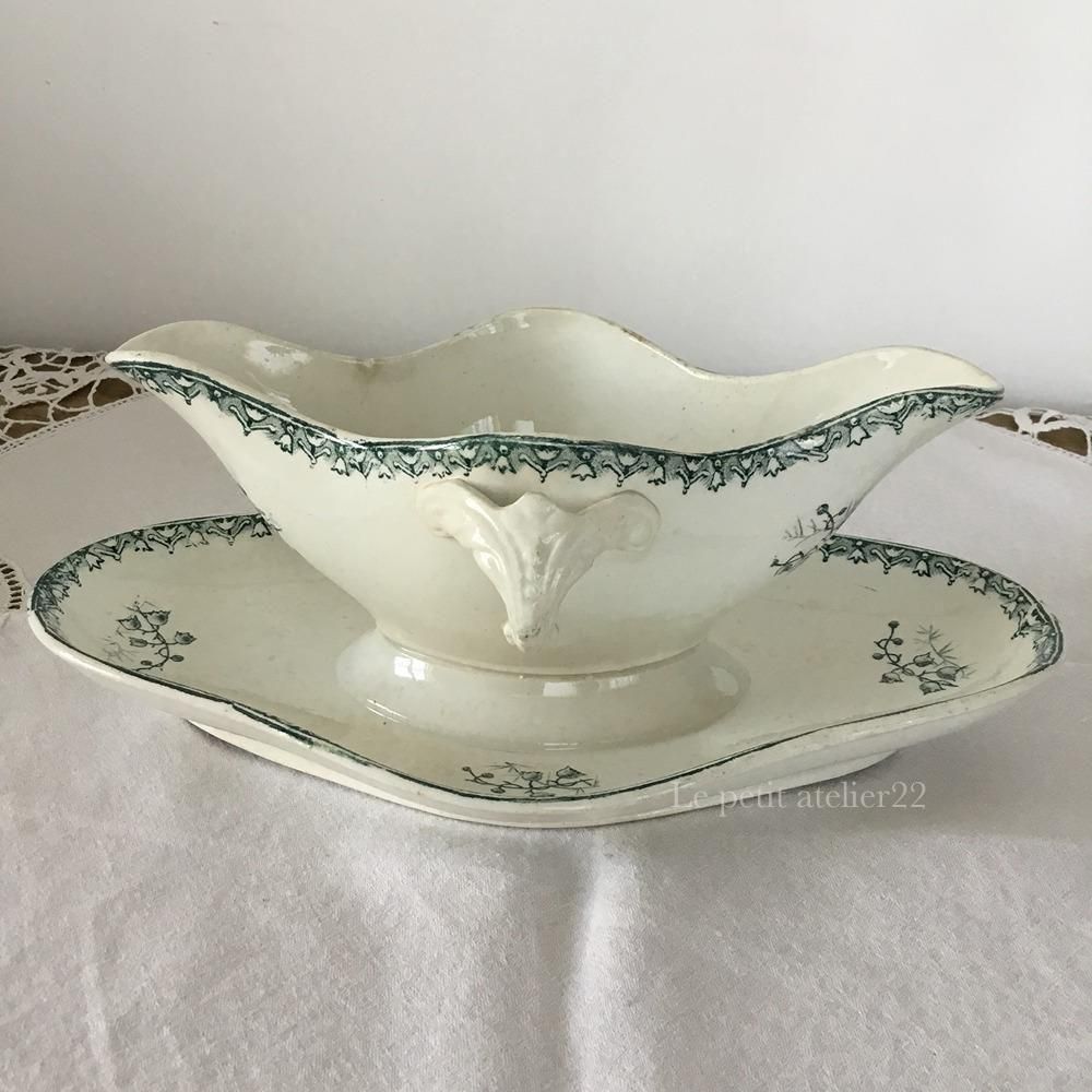 フランスアンティーク St AMAMD サンタマン窯レジェンス ソーシエール