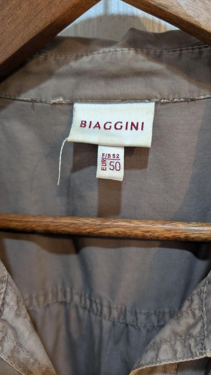  桼90ǯơ ǥ ֥饦󡡥١ åȥȾµġL XL50 BIAGGINIԥ󥯥ܥ
