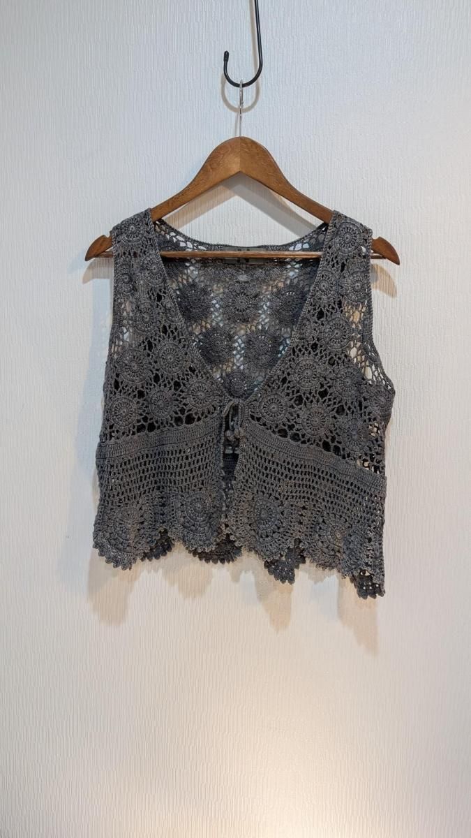  桼90ǯơΥǥ졼ǥ
  Crochet Crop   Size L.Ρ꡼