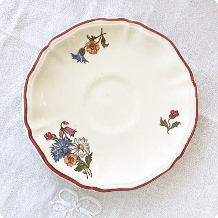 レア✨ サルグミンヌ　アグレスト　フランスアンティーク　長方形 フランス サルグミンヌ アグレスト カップ＆ソーサー