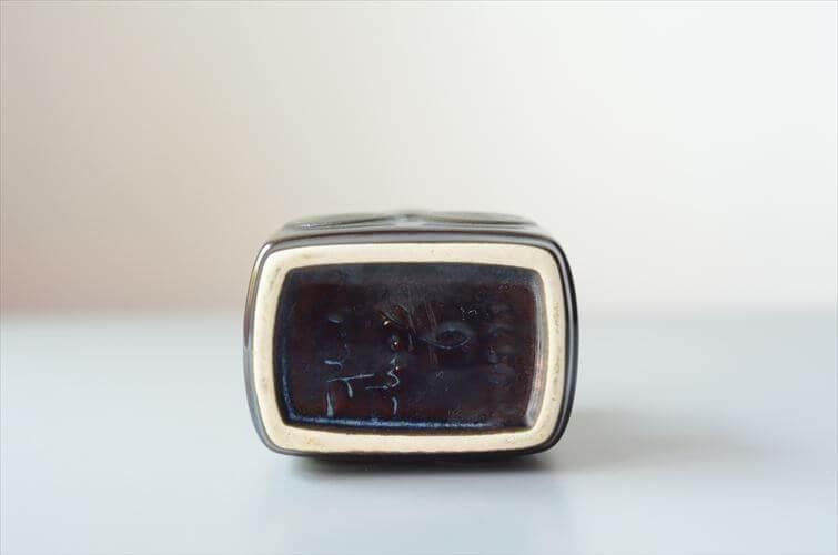 北欧デザイン SOHOLM花瓶 ネイビー Einar Johansen一輪挿し