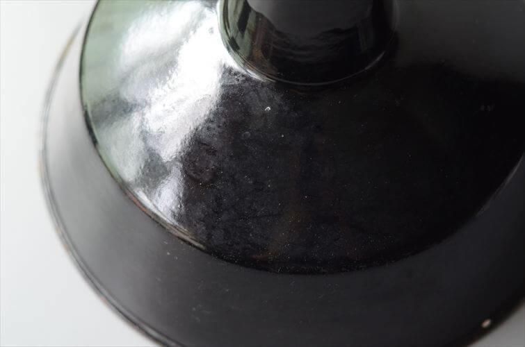 ドイツ産ヴィンテージ工業系ペンダントライトブラックシェード