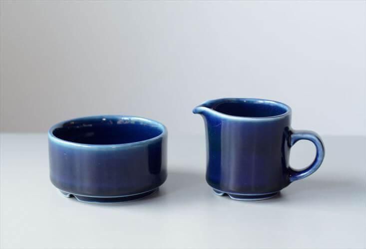 北欧食器 ARABIA Kievari シュガーボウルとクリーマーセット