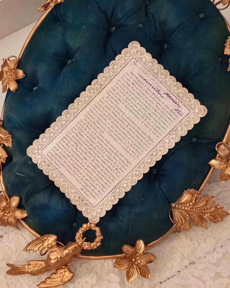 フランスアンティーク 聖杯モチーフのカニヴェレースカード