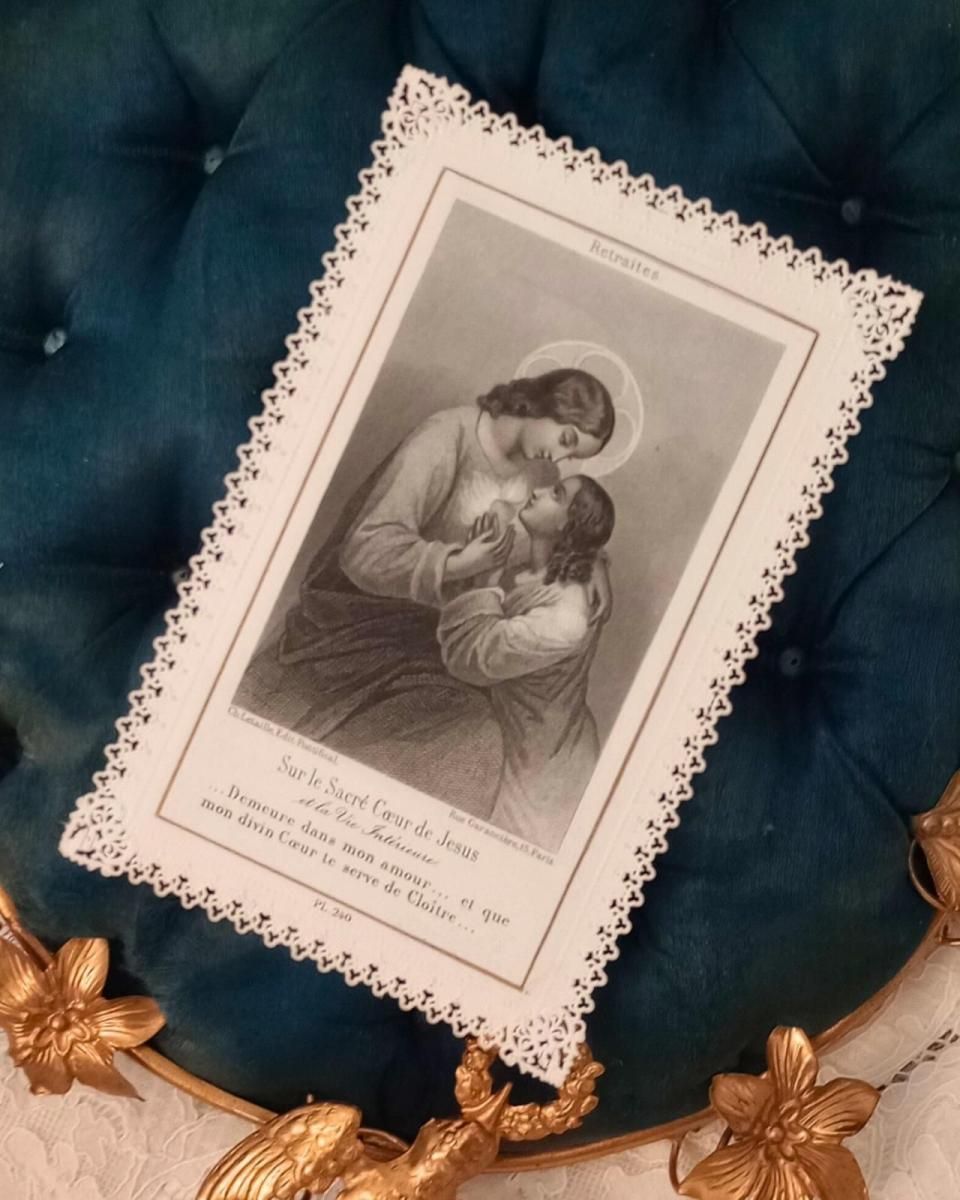 1893年フランス蚤の市発見 アンティークカニヴェカード