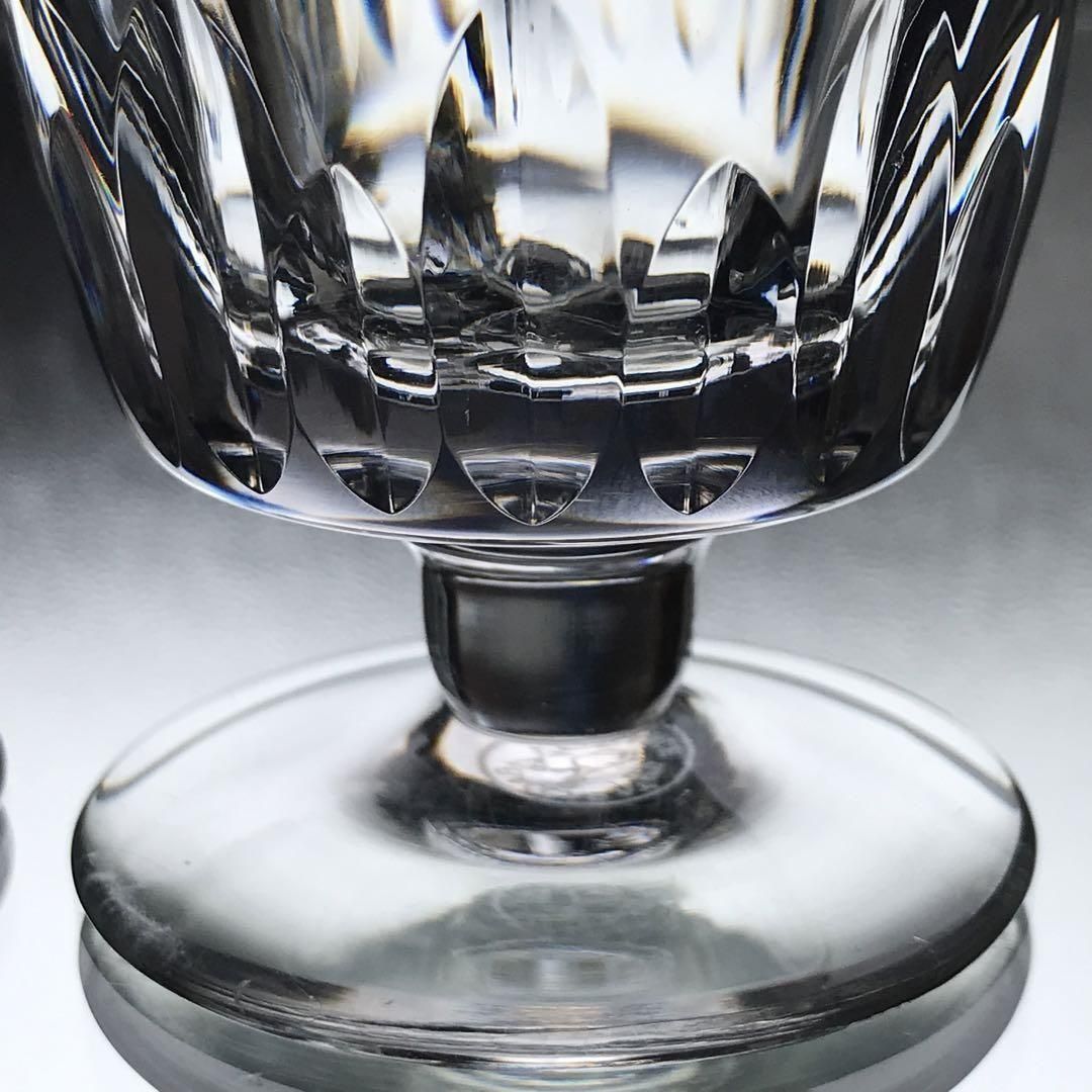 オールドバカラマザメ角ばったボウルのアペリティフグラスペア