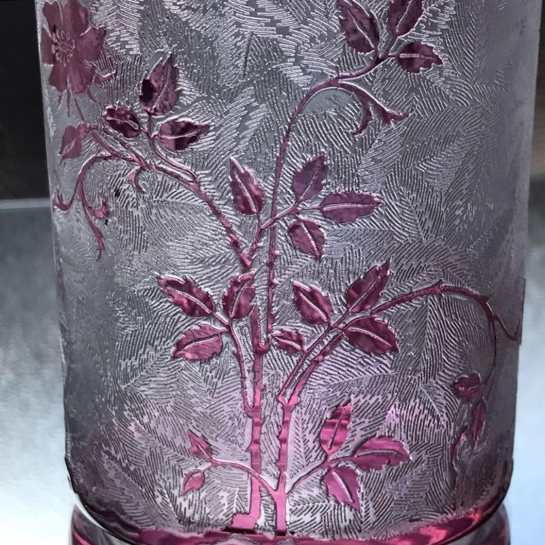 上級品稀少オールドバカラBaccaratローズヒップRosehip野薔薇香水ビン 上級品稀少オールドバカラBaccaratローズヒップRosehip野薔薇