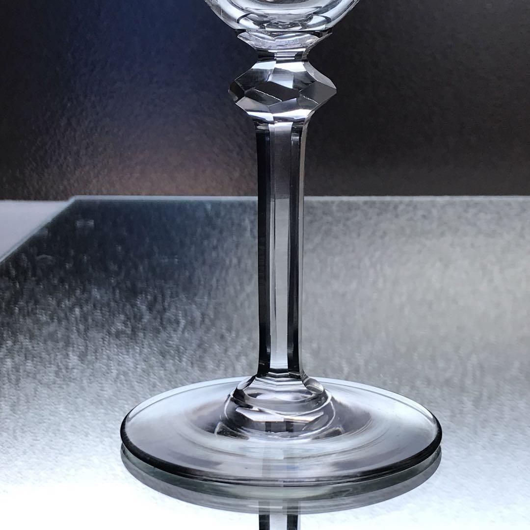 1910年代オールドサンルイ豪華ダイヤモンドカットワイングラス 1910年代オールドサンルイ豪華ダイヤモンドカットワイングラス