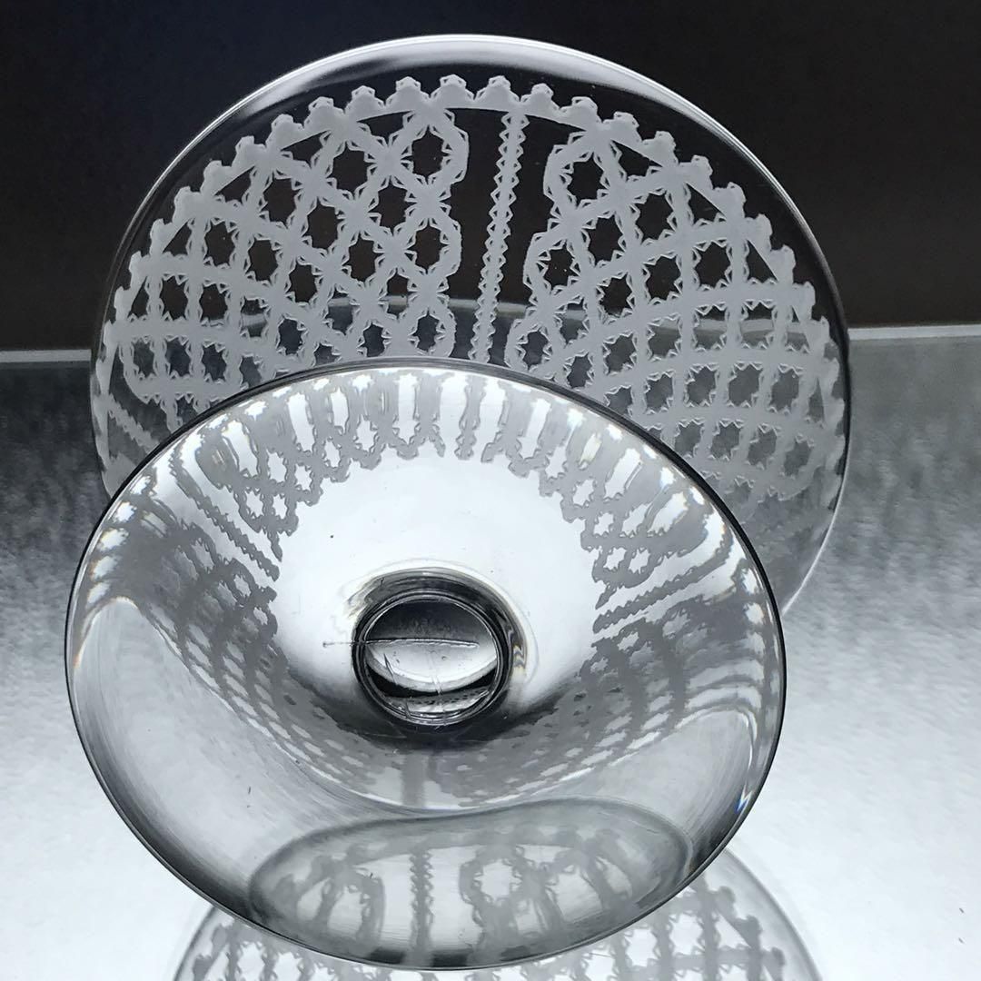 Baccarat - 希少オールドバカラBACCARATブリュッセルBruxellesシャンパンクープ 希少オールドバカラBACCARATブリュッセルBruxellesシャンパン
