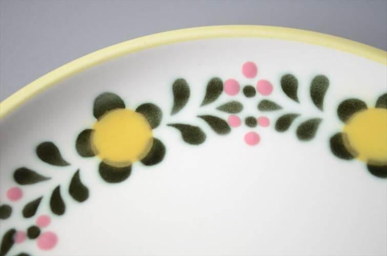 ベルギー製ヴィンテージBOCH メヌエットプレート20.5cm