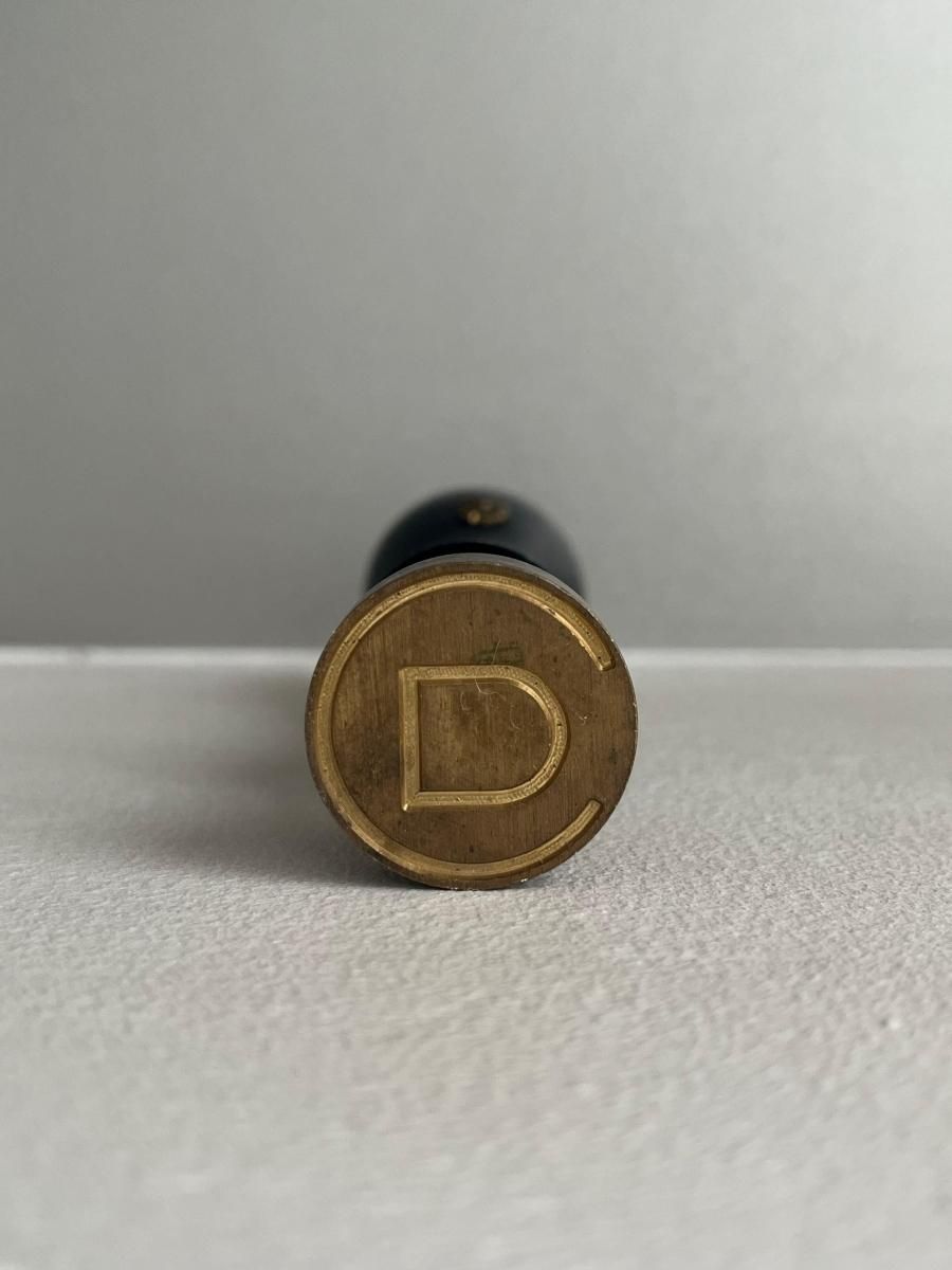 仏アンティーク スタンプ「D」 FRANCE antique Initial Stamp 【D】フランスアンティーク 刺繡