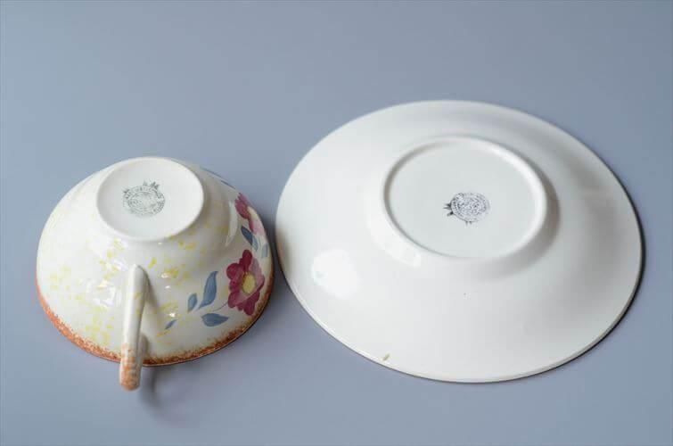 ヴィンテージ食器 1960年代ベルギー製BOCH Anversカップ&ソーサー