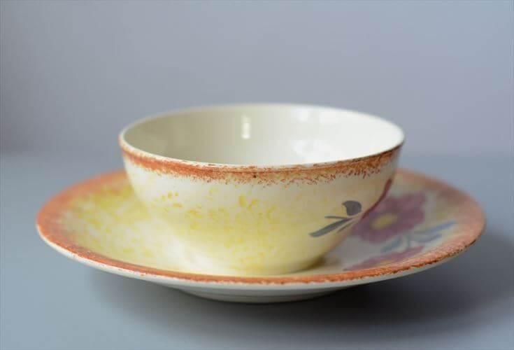 ヴィンテージ食器 1960年代ベルギー製BOCH Anversカップ&ソーサー