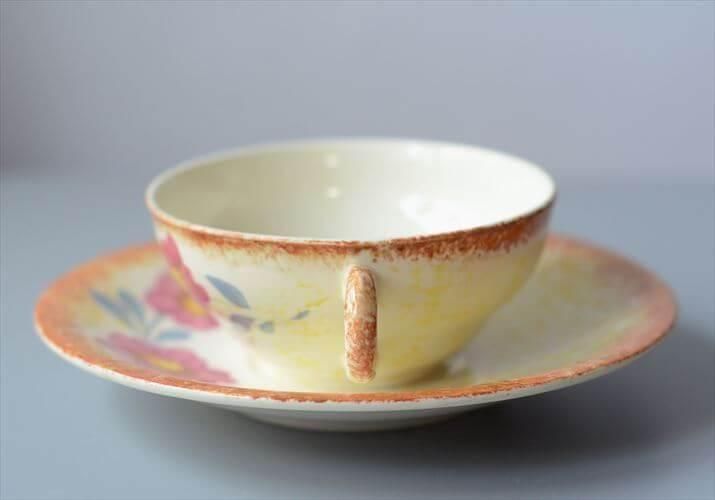 ヴィンテージ食器 1960年代ベルギー製BOCH Anversカップ&ソーサー