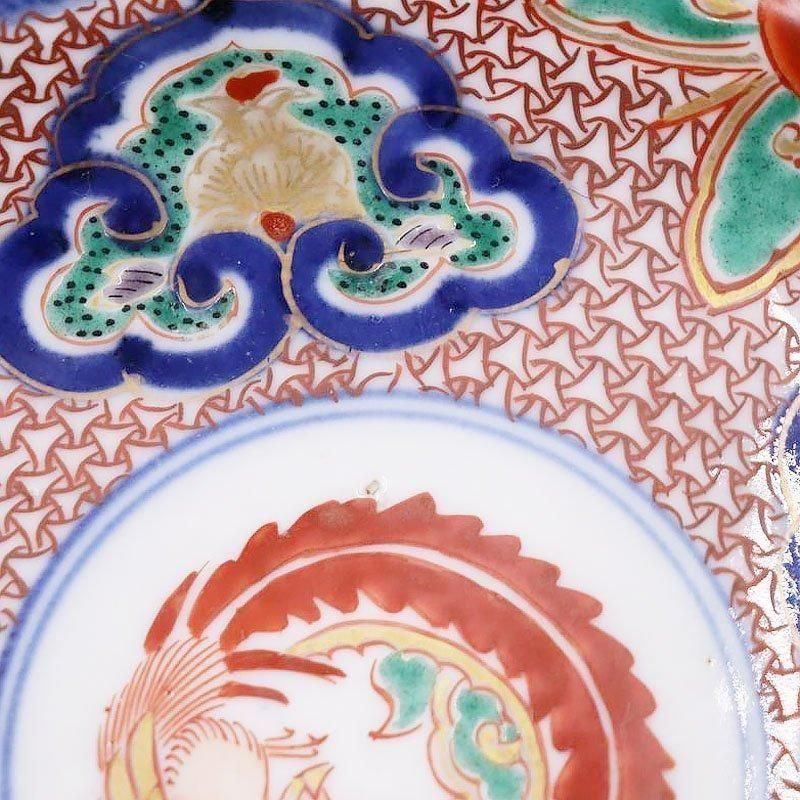 大聖寺伊万里　古伊万里　伊万里　蓋碗　菓子鉢　アンティーク伊万里　蔵出し　３客 大聖寺伊万里 古伊万里 伊万里 蓋碗 菓子鉢 アンティーク伊万里