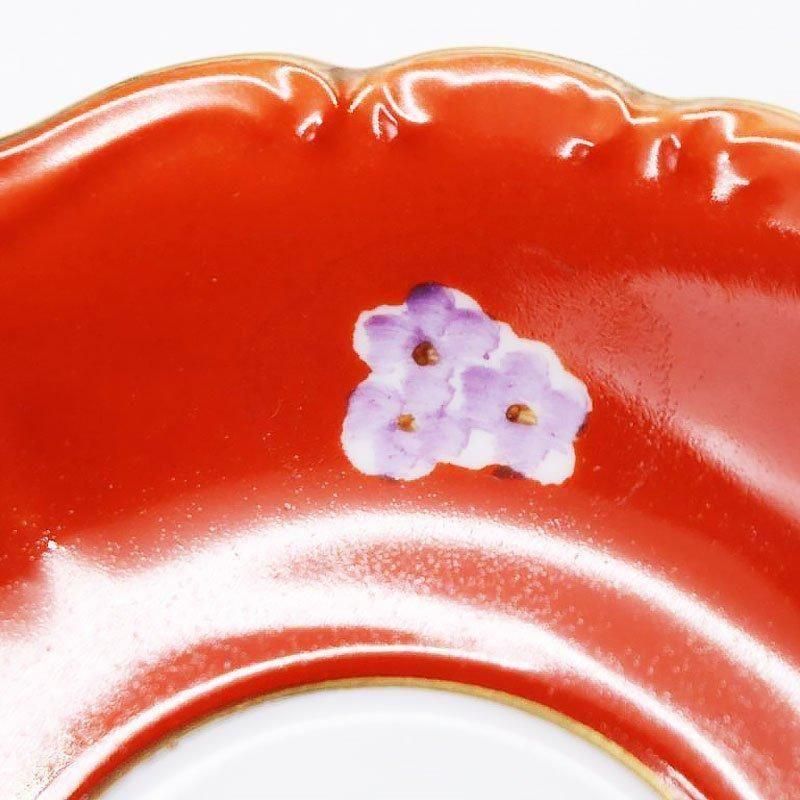 昭和初期希少 アンティーク赤百合カップソーサーセット