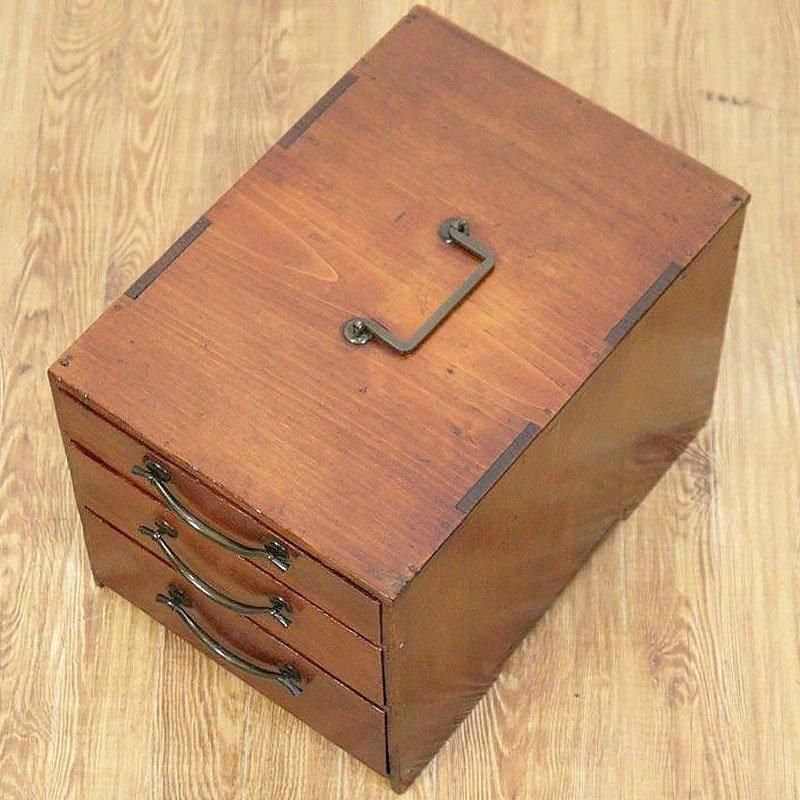 大正時代の骨董 ミニ引出し 小物入れ 日本製アンティーク