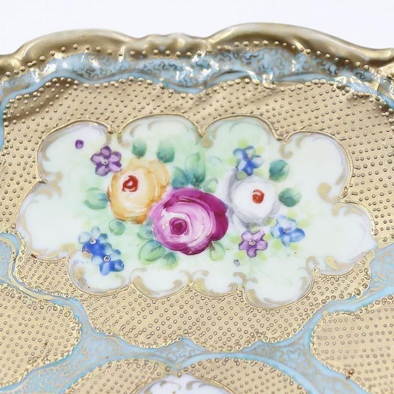 Noritake ノリタケ 海外輸出向け ハンドペイント 絵皿 手描き オールドノリタケ NORITAKE 飾り皿 絵皿 カラフル