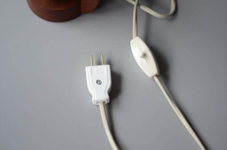 ヴィンテージデスクランプ ドイツ製チークxガラス60-70年代