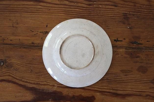 イギリスアンティークブルー＆ホワイト小皿 イギリスアンティーク食器 ヴィクトリアンの小皿（プレート