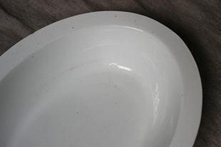 イギリスアンティーク　オーバルプレート　オーバル皿 WOOD&SONS社B&W オーバルプレート（36.5x28.5cm） イギリス