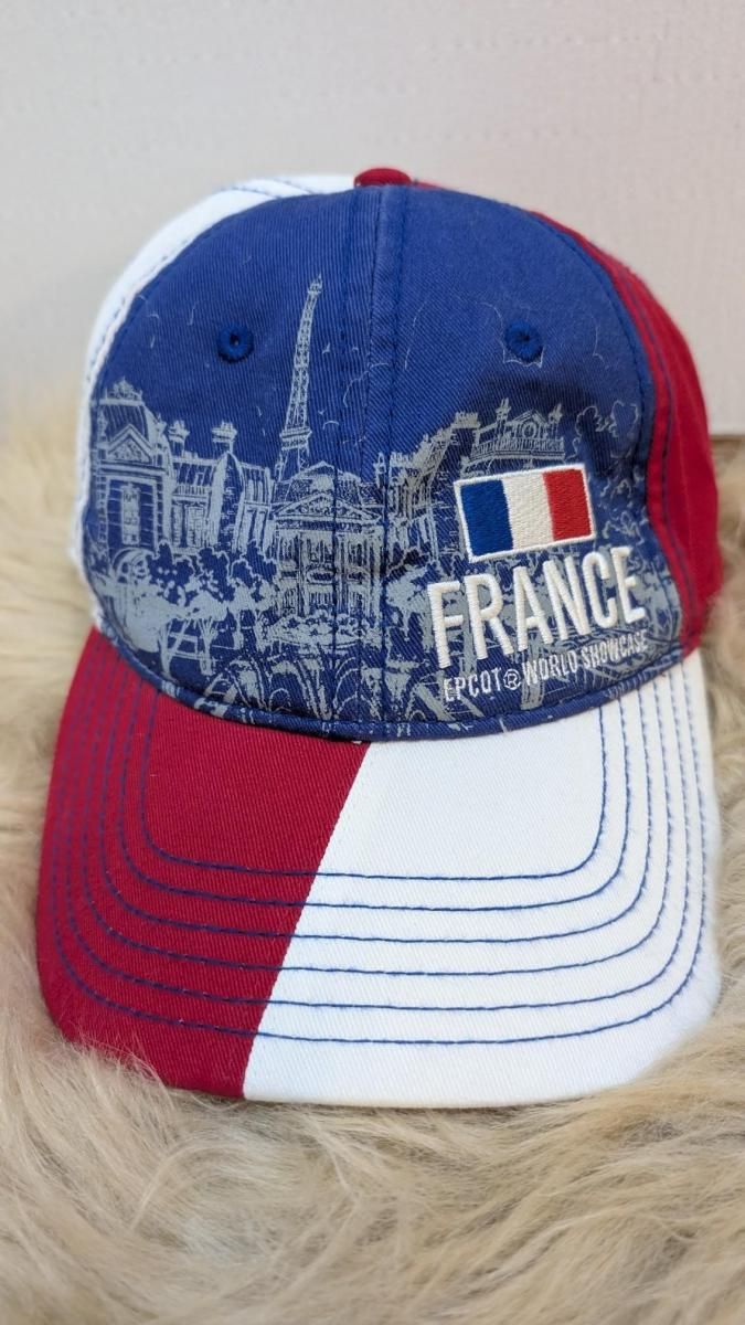FRANCE Paris disneyland  Epcot World Showcase Disney Ball Cap Hat Adjustable ˹ ǥˡȥꥳ