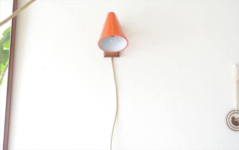 北欧デンマーク製 ヴィンテージウォールライト チーク×メタル