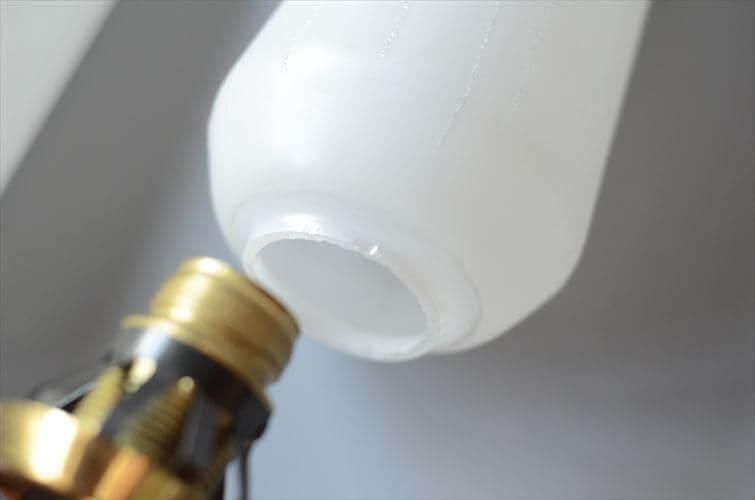 ドイツ製 ミルクガラス ウォールライト2灯 照明 ヴィンテージアンティーク