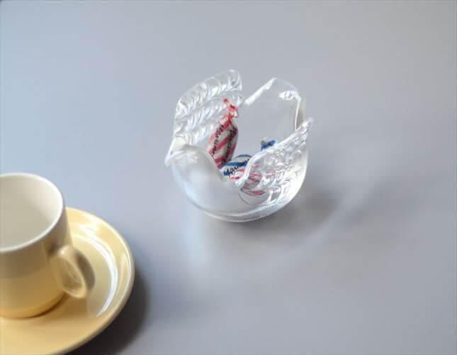 陶器キャンドルホルダー　手描きローズ柄　ペン立て　バラ　フランスアンティーク 陶器 花柄キャンドルホルダー ロウソクスタンド | Brocante de