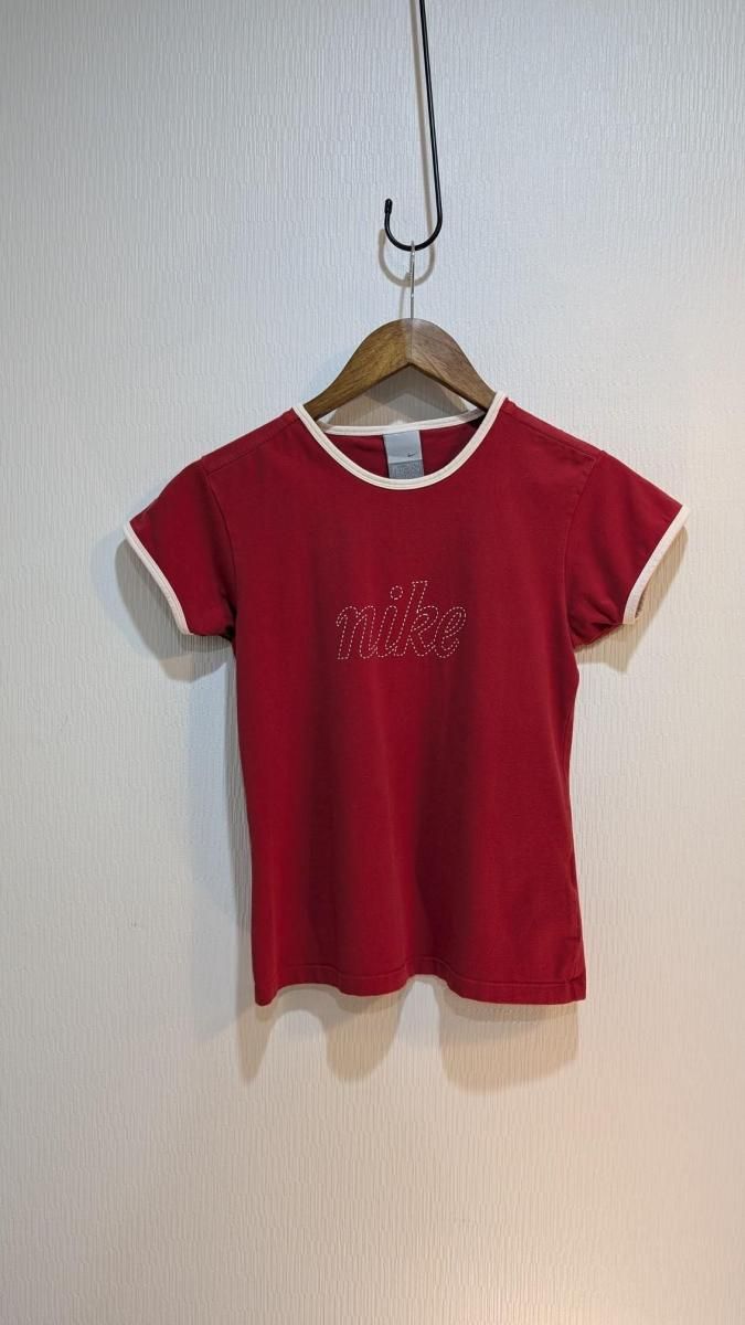 ♡大人気♡ ナイキ　リンガーTシャツ　ヴィンテージ　ロゴ NIKE - ナイキ リンガー Tシャツ 半袖 ビッグロゴ プリント