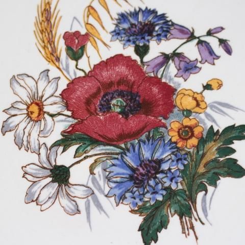 フランス アンティーク Sarreguemines 大皿プレート