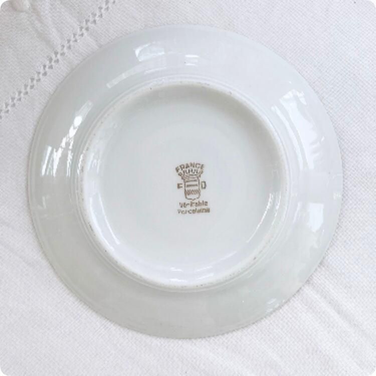 アンティーク フランス製 ホワイトゴールド カップ&ソーサ