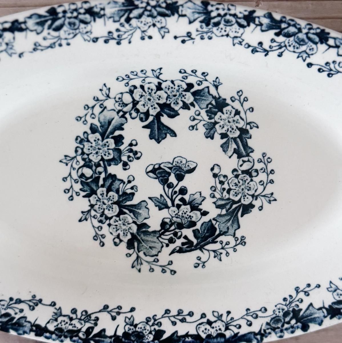 フランス/HB&Cie TERRE DE FER窓のある風景の大皿 フランス/HB&Cie TERRE DE FER窓のある風景の大皿 フランス
